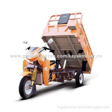KM200ZH-2A2 200cc 3-wheel Motorcycle, Shaft Drive, Cargo, Hydraulic-dumping Cart